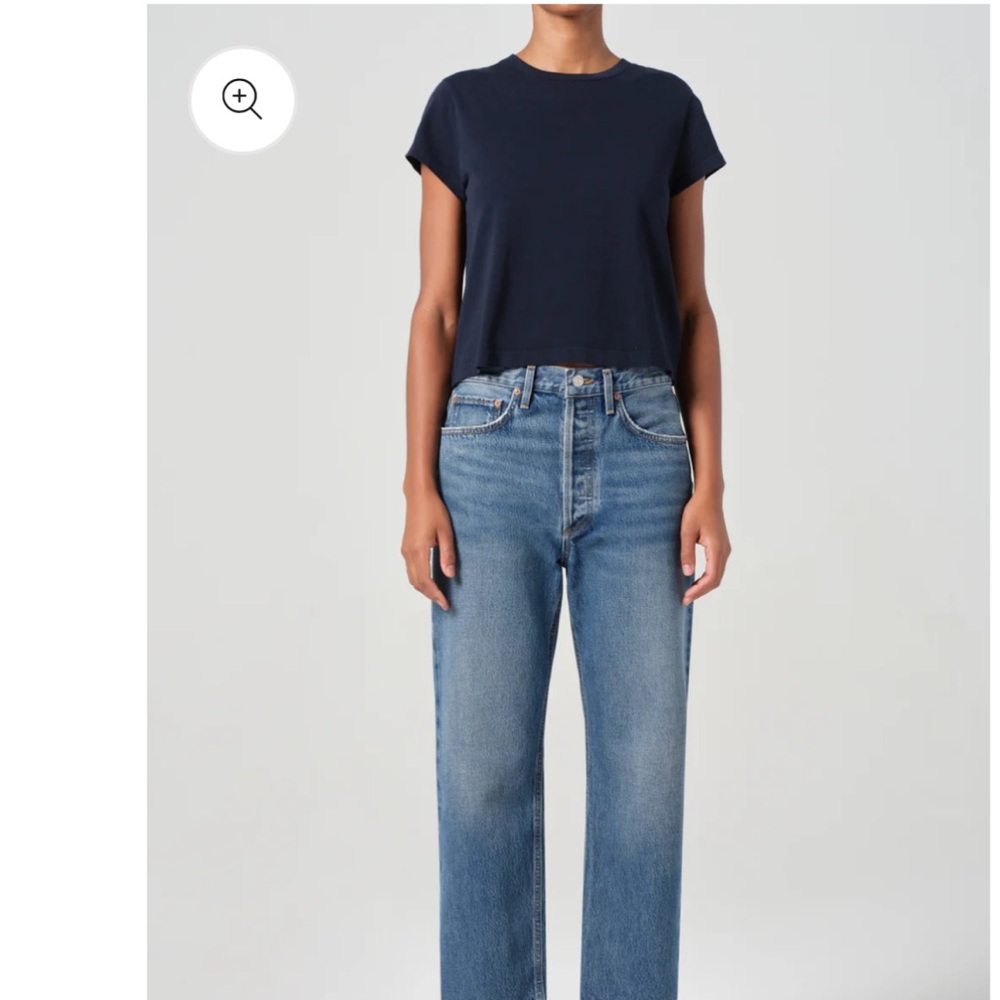 Agolde 90's Crop MidRise Straight Leg Women's Jeans